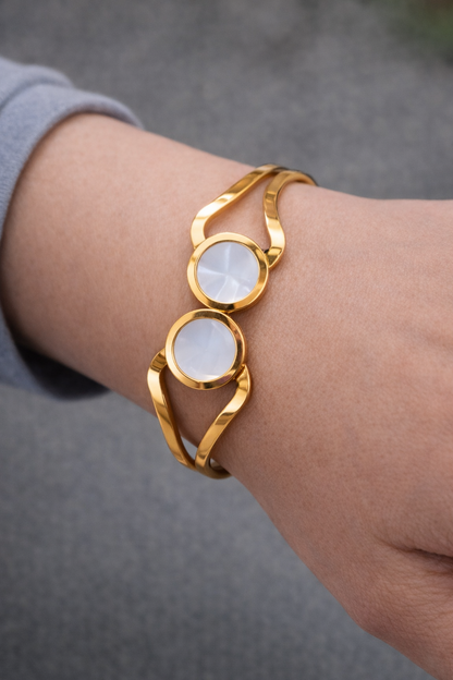 Ivory Glow Cuff